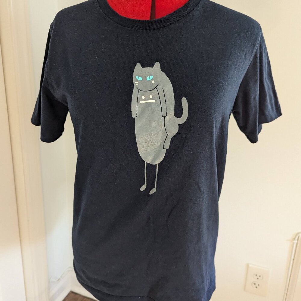 Graniph Shadow Man T-shirt in Navy [Small]
